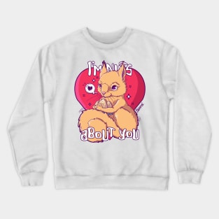 I'm nuts about you Squirrel pun Crewneck Sweatshirt